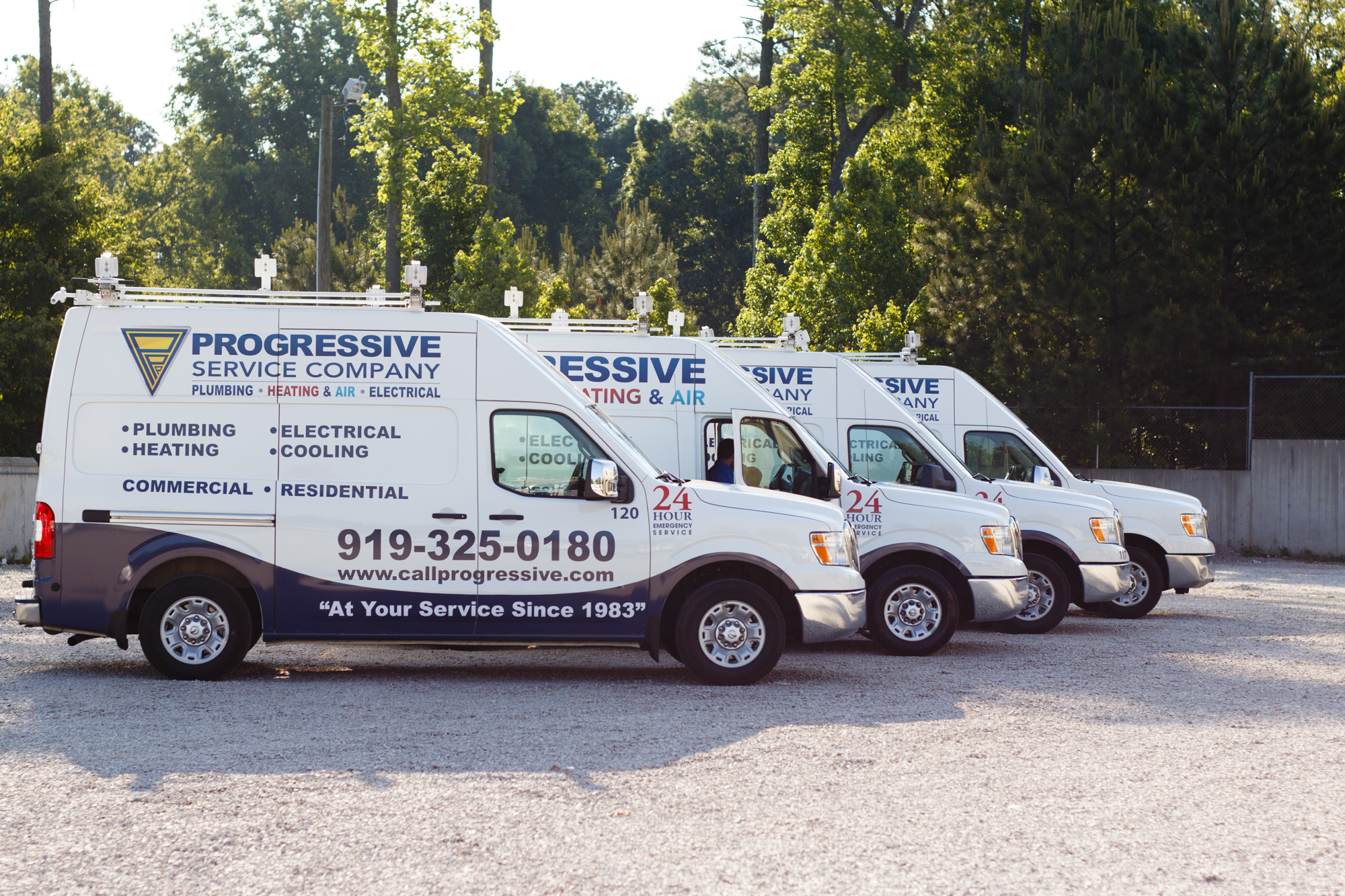 Progressive Service Company Vehicles